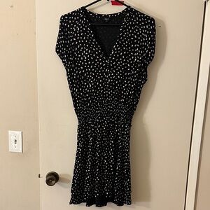 Rails Black and White Mini Dress